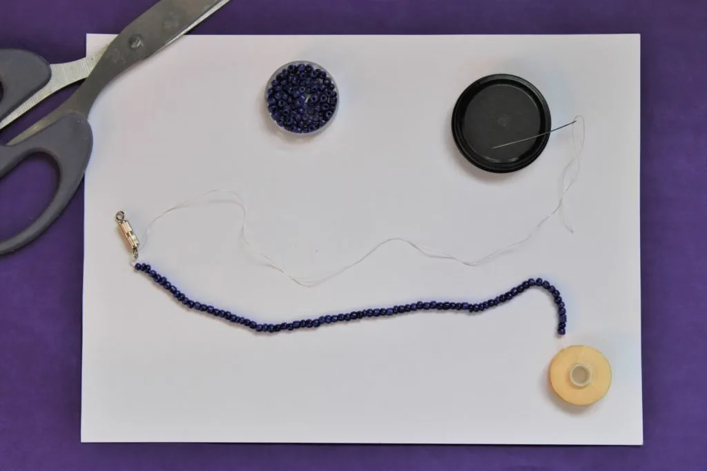 attaching the bracelet to the clasp