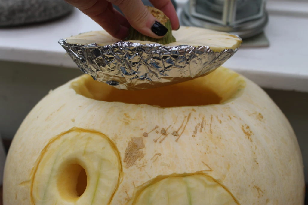 Pumpkin Lid Aluminium Foil Halloween Pumpkin Guide by Immortal Wordsmith