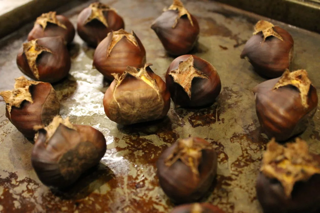 oven roasted chestnuts
