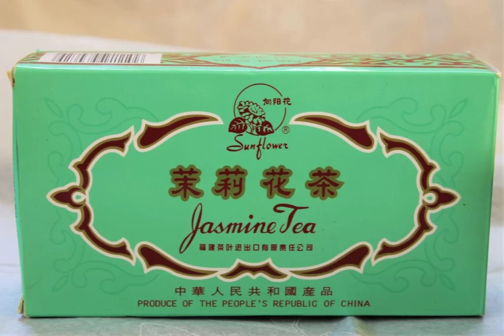 box of sunflower brand tea