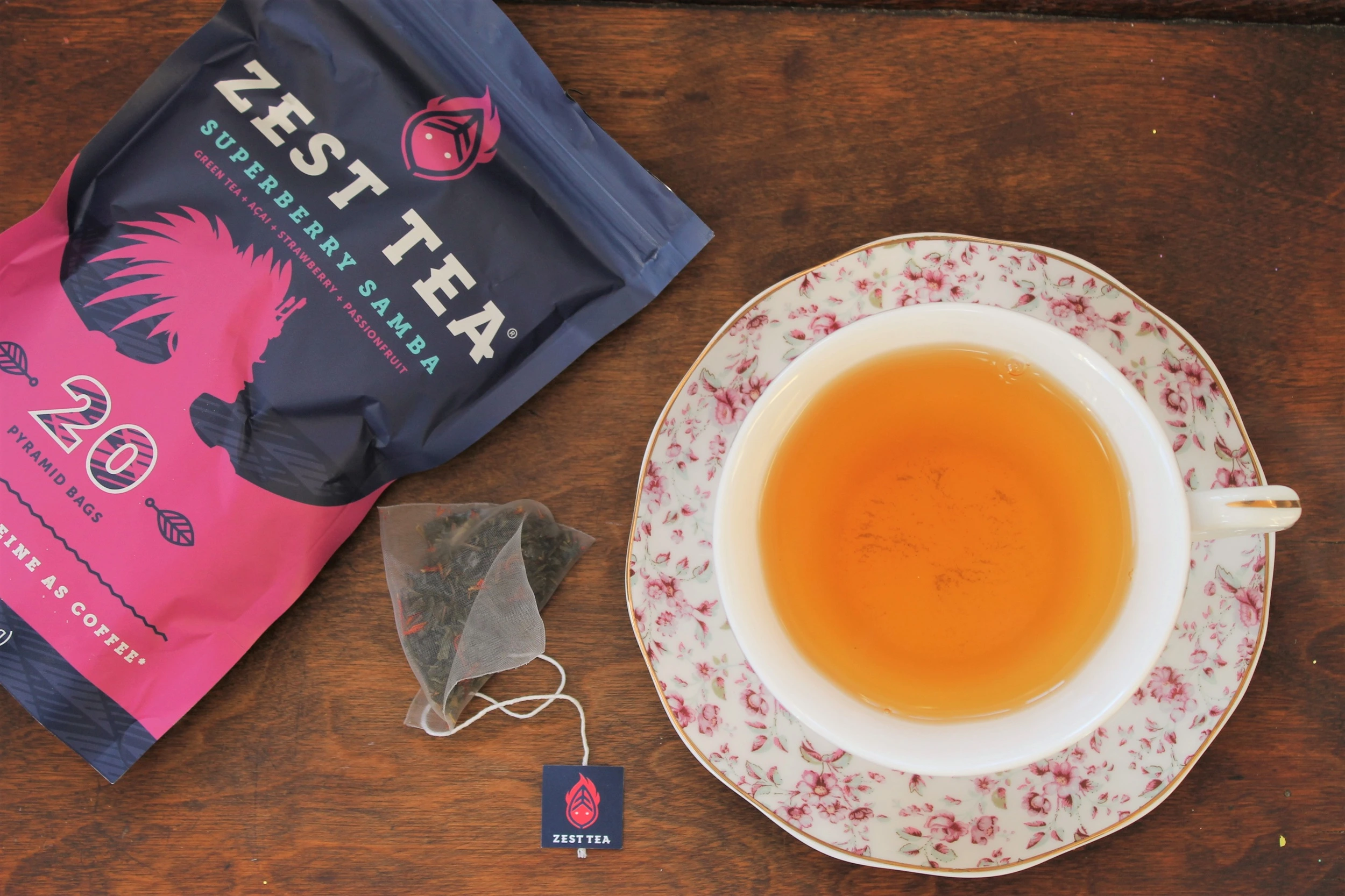 Zest Superberry Samba Energy Tea Review