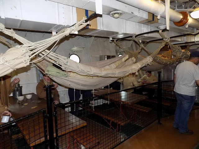 hammocks on hms belfast