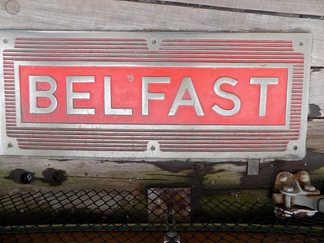 hms belfast sign