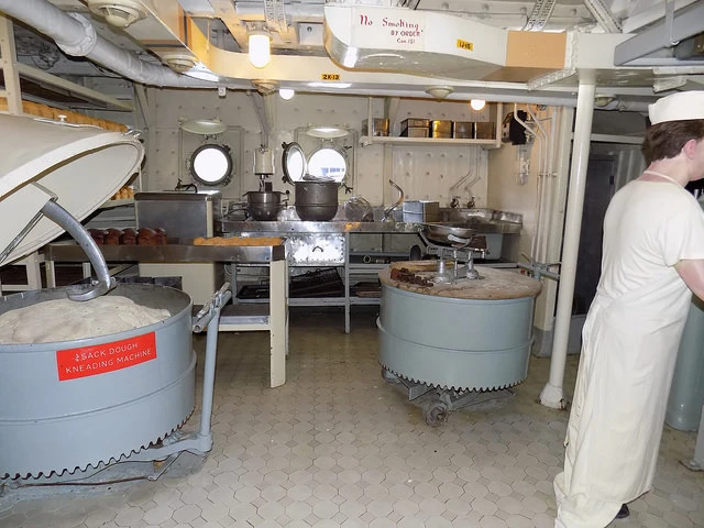 kitchen on the hms belfast