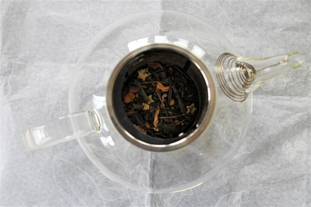 teapot method for brewing loose leaf tea