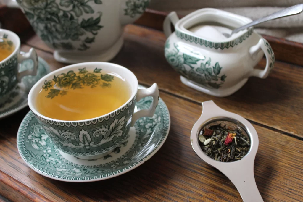 western green teaware