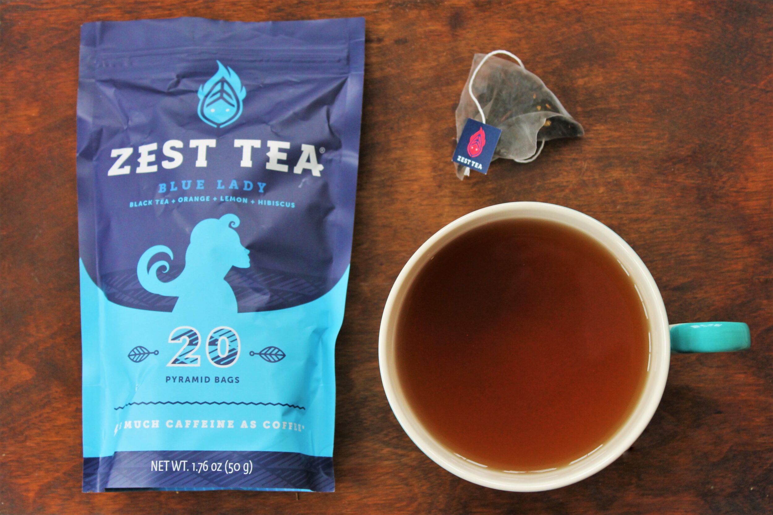 Zest Tea Blue Lady Tea Review Izzy's Corner at Immortal Wordsmith