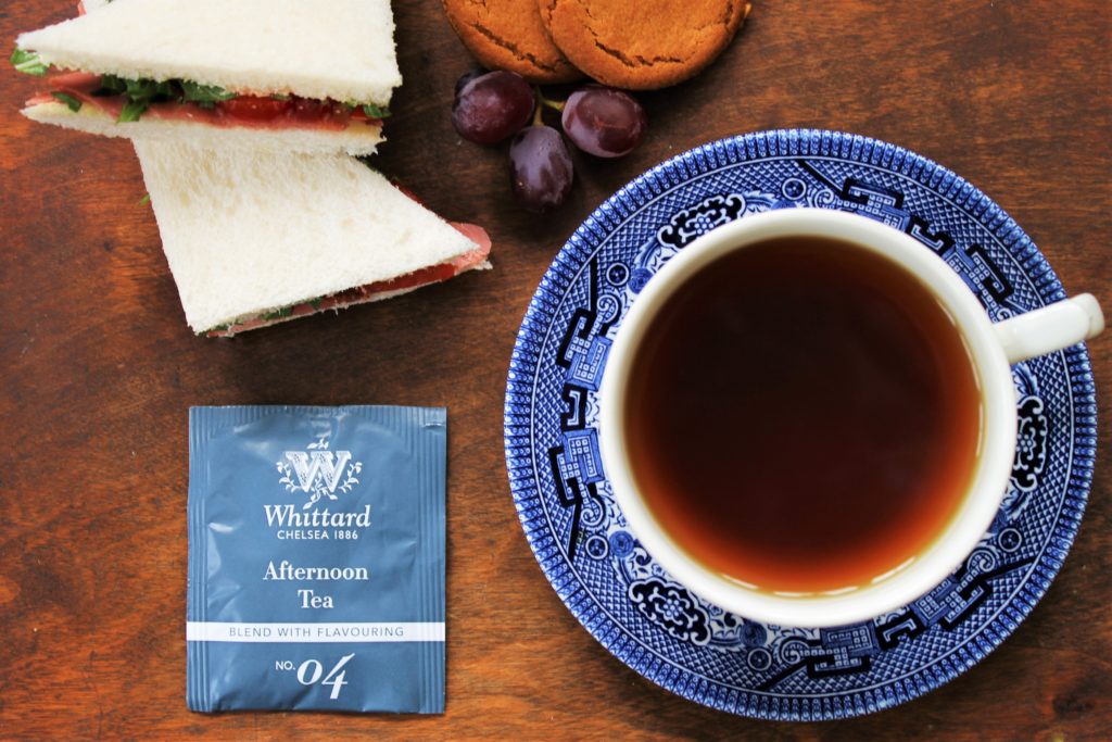 whittard afternoon tea with sandwiches