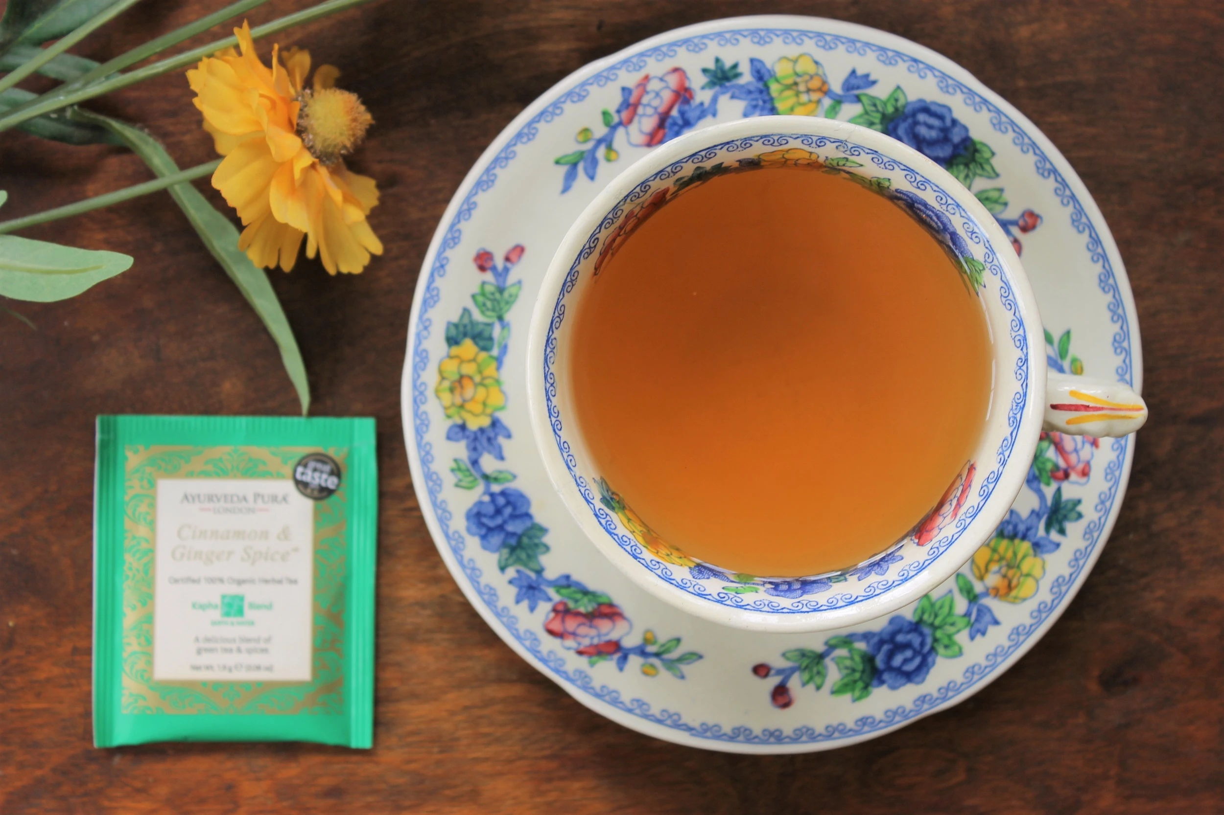 ayurveda pura cinnamon and ginger spice tea review