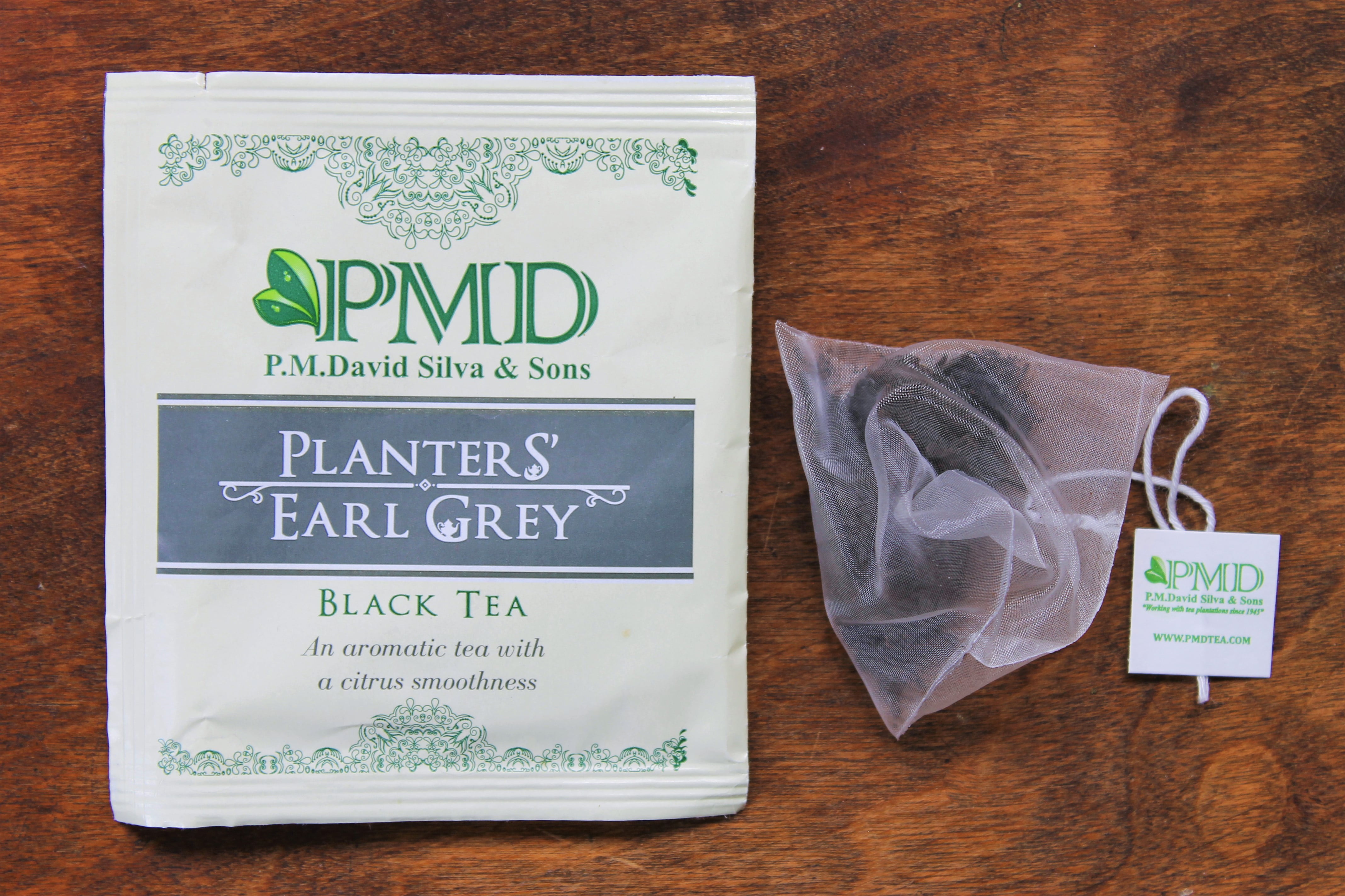 PMD earl grey tea bag