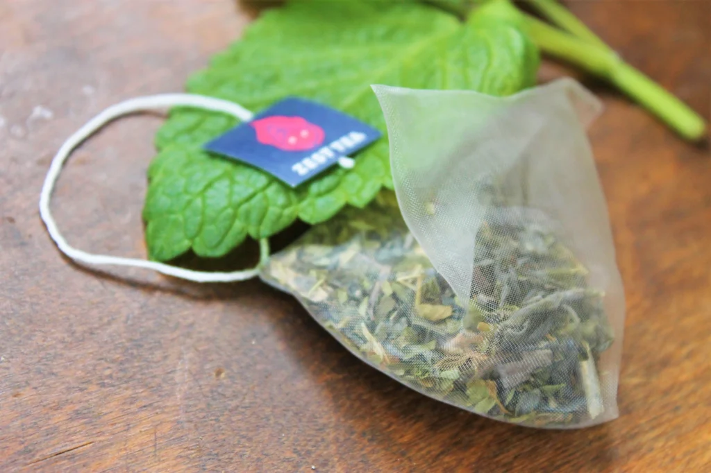 zest green tea teabags