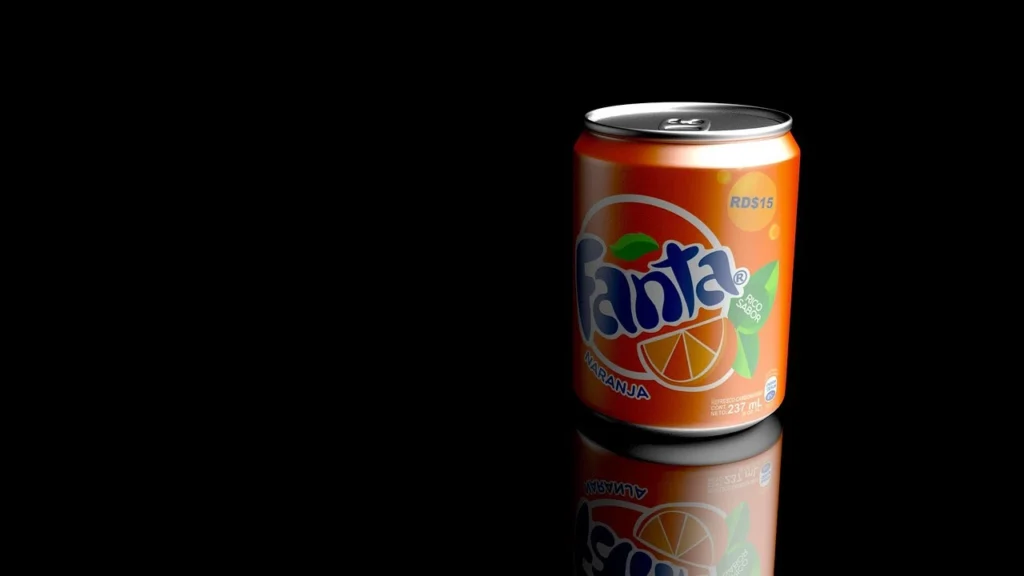 can of fanta