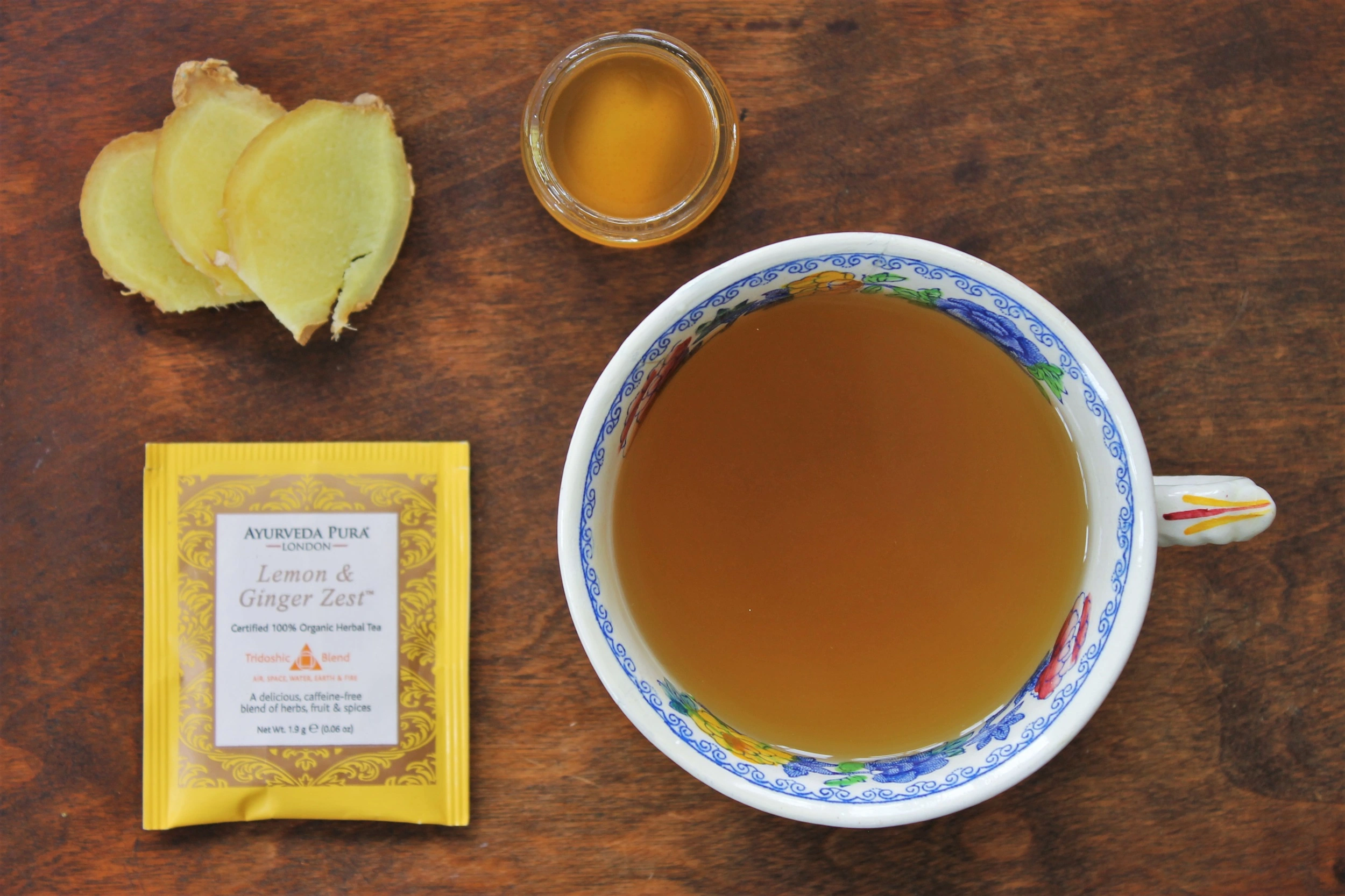 ayurveda pura ginger & lemon zest tea review