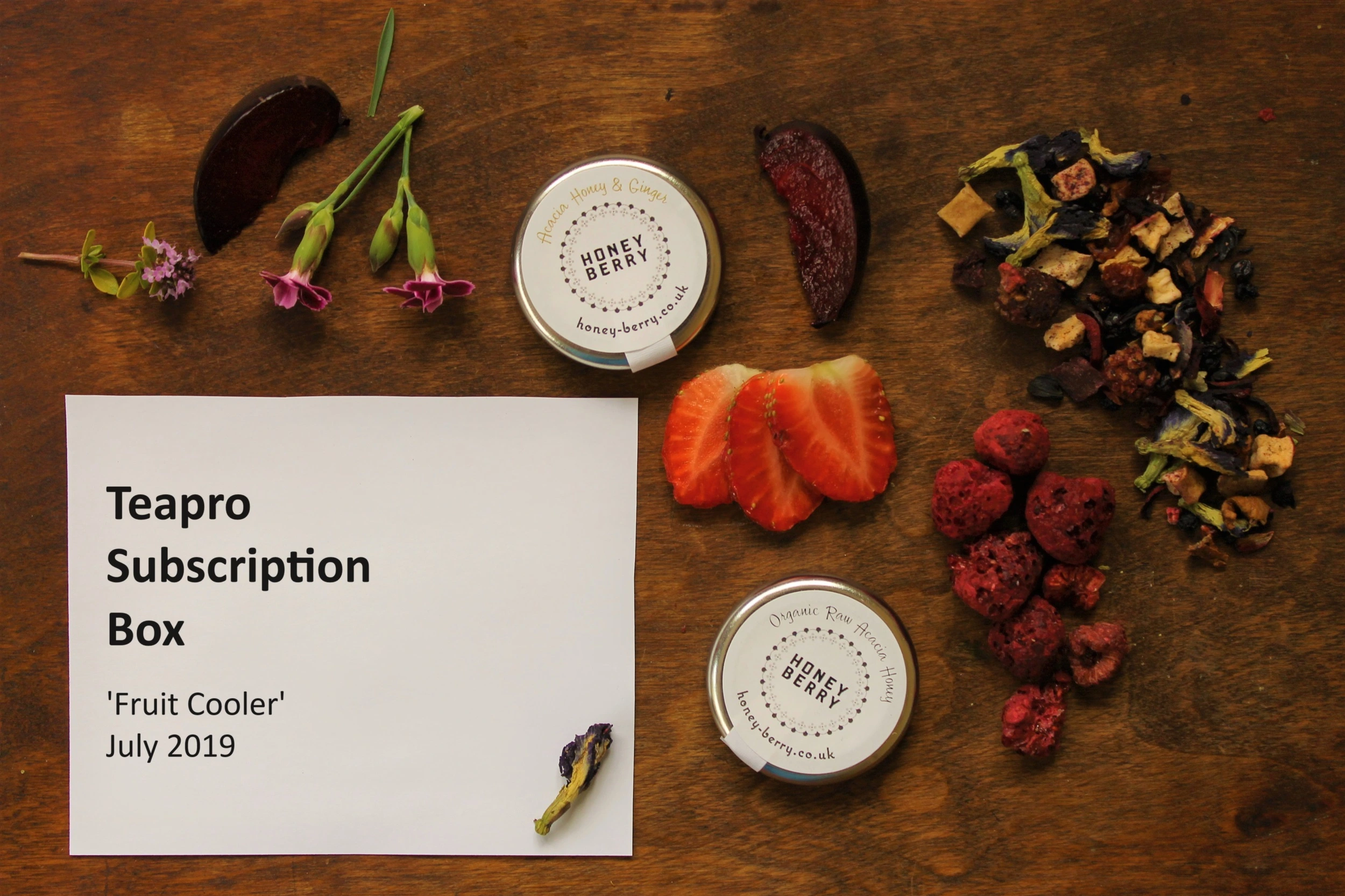 teapro subscription box fruit tisane july 2019
