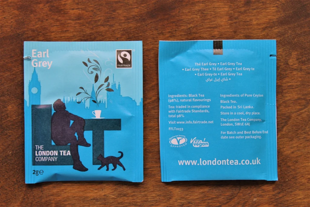 london tea company earl grey teabags