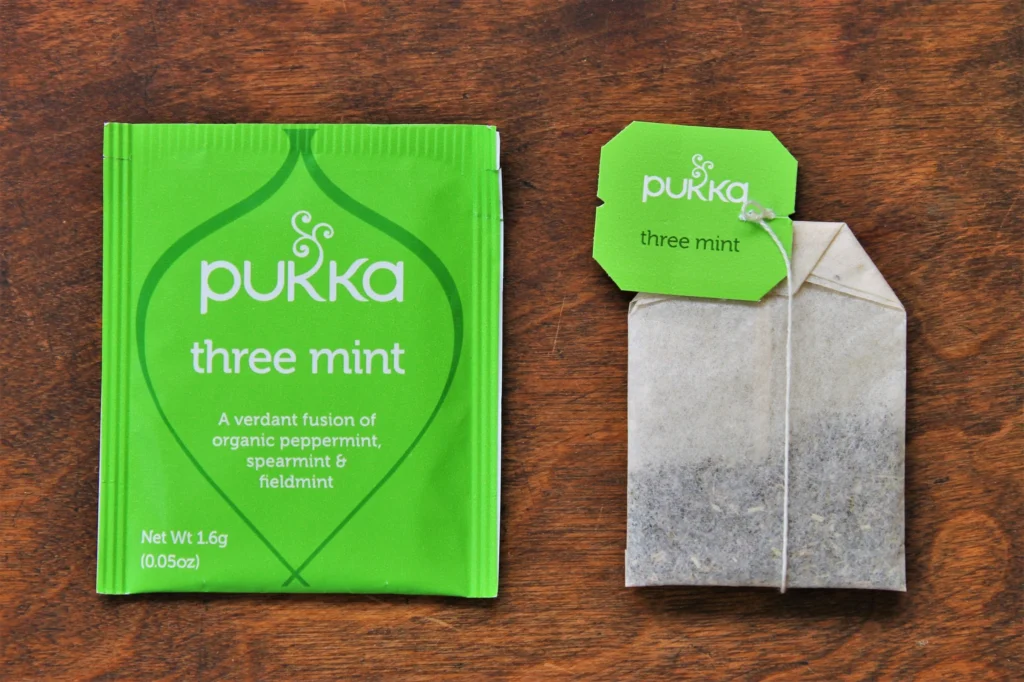 pukka three mint teabags