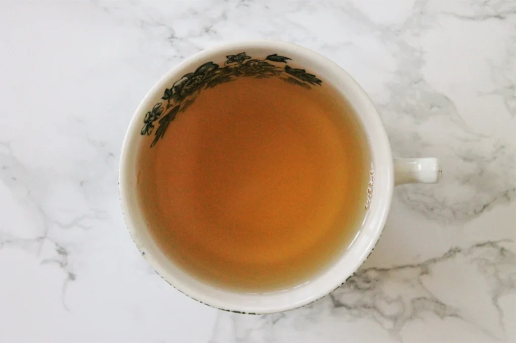 green tea in teacup