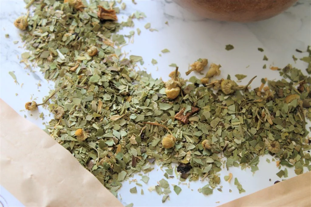 organic yerba mate chamomile blend teapro