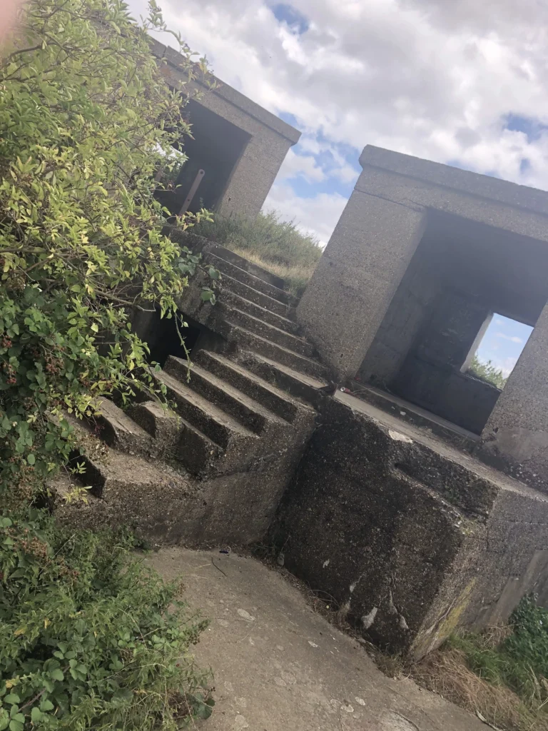 outhouse at coalhouse fort