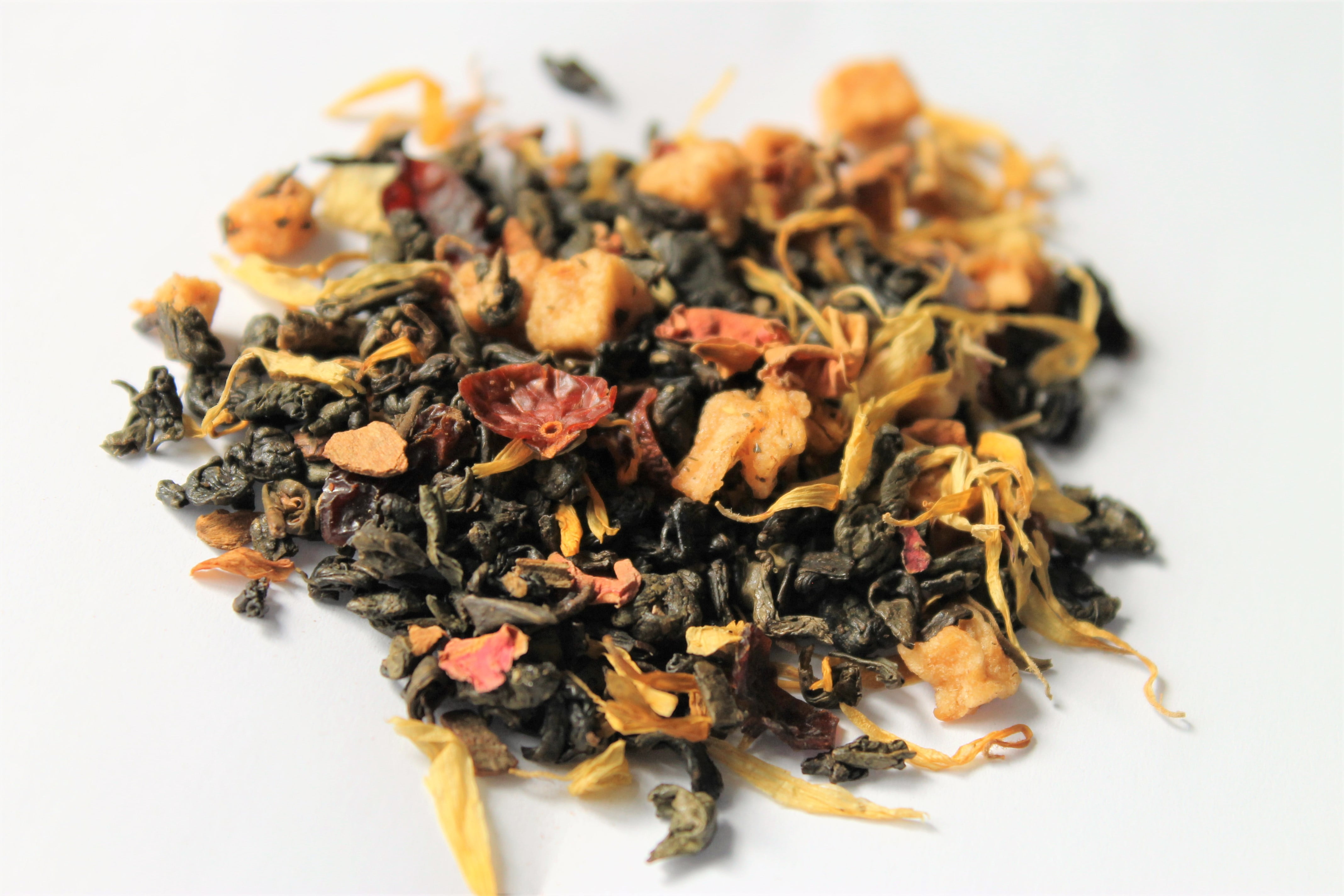 caramel apple green tea loose leaf