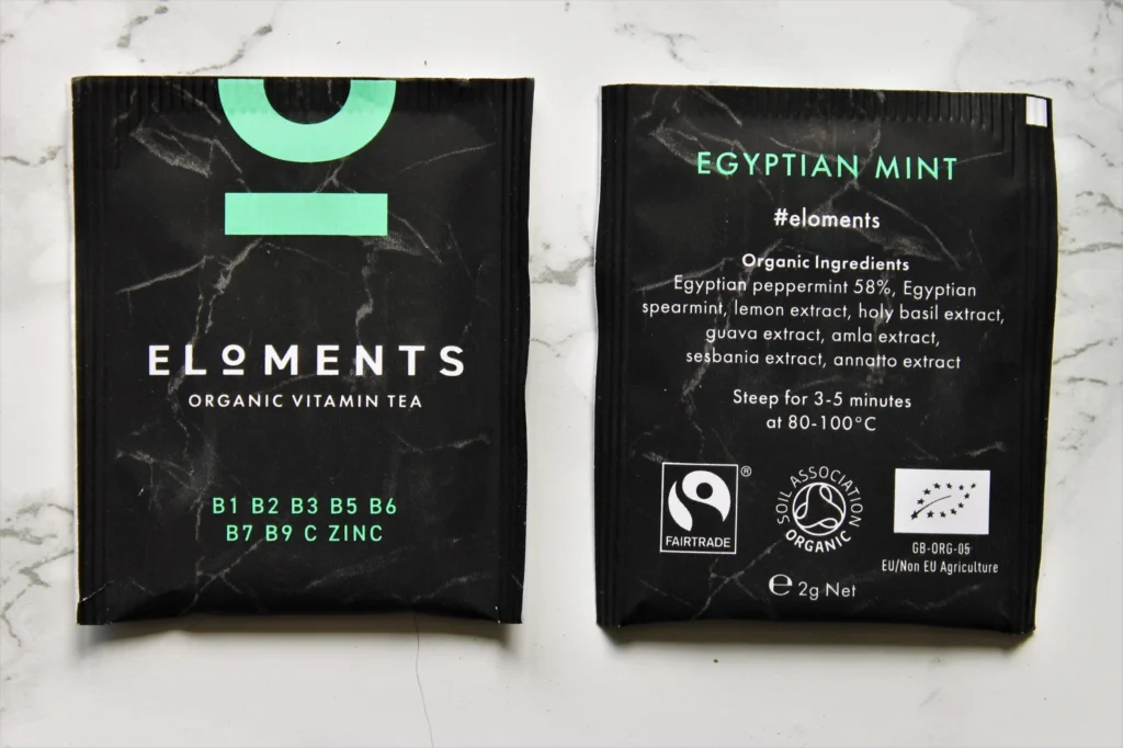 eloments egyptian mint teabags