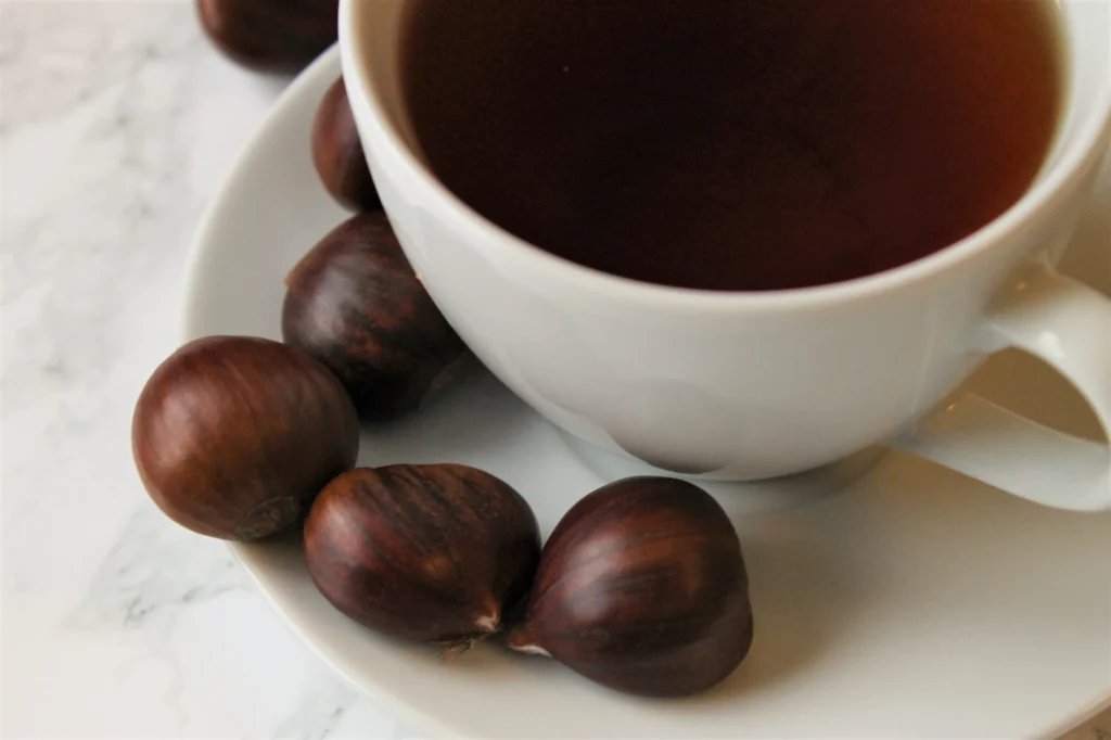 dark tea with chestnuts