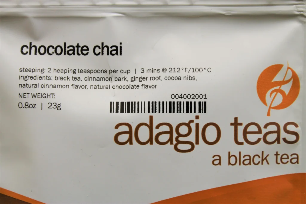 adagio teas chocolate chai