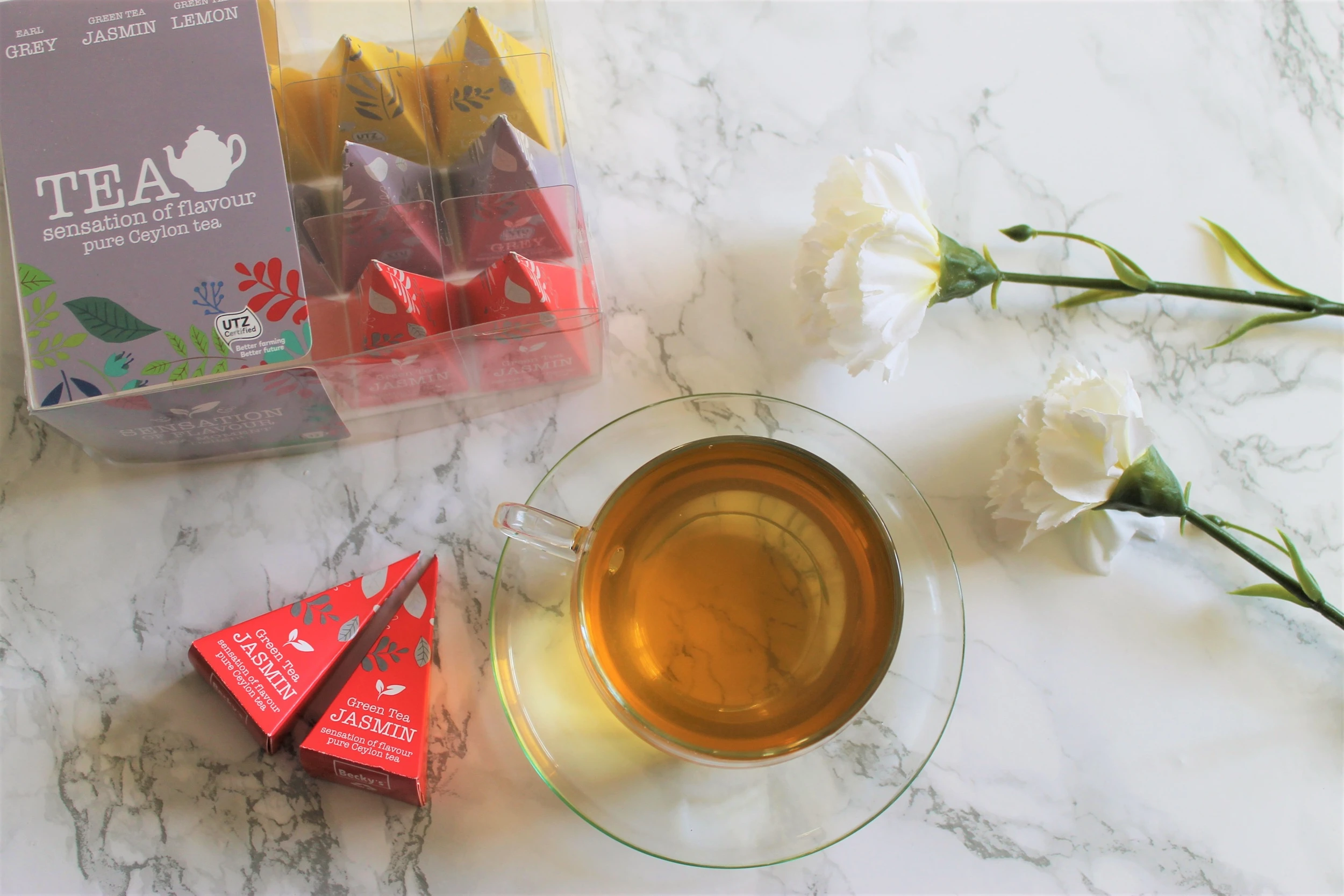 becky's from holland green tea jasmin review