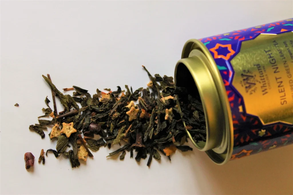 flavoured christmas green tea