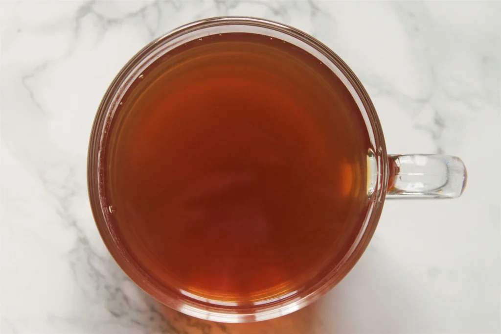 black spiced chai tea