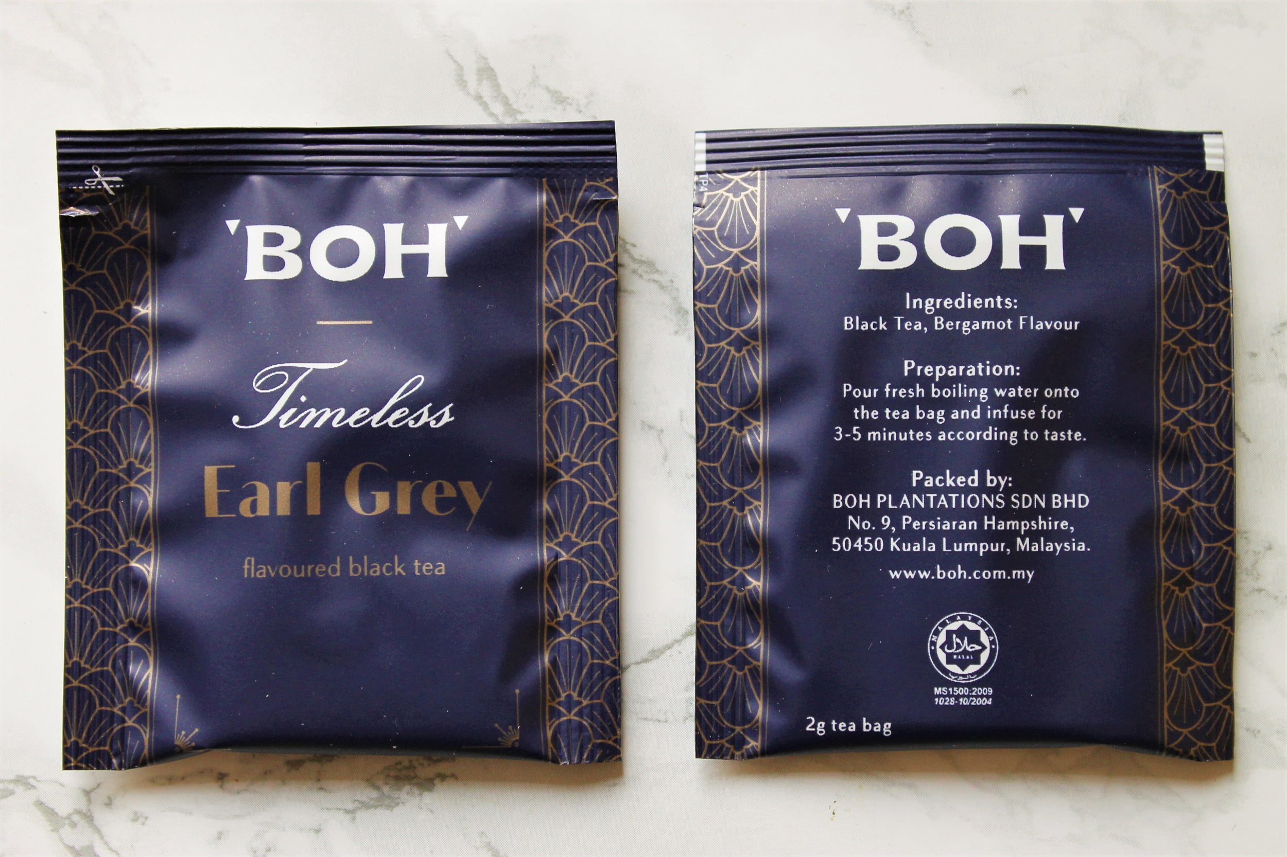 boh earl grey tea bags