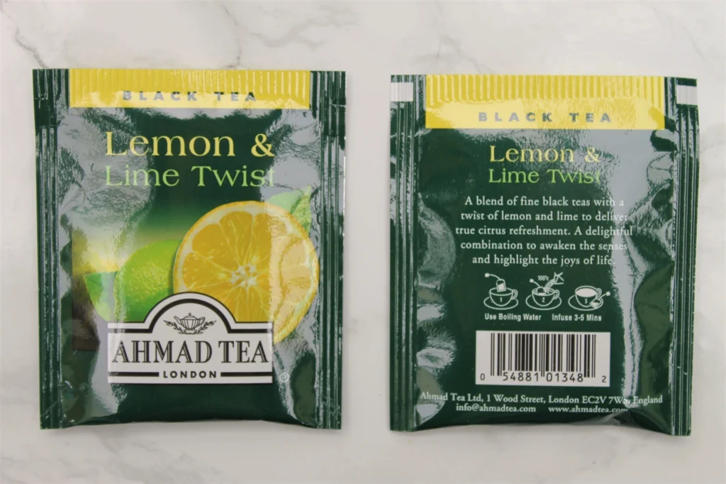 ahmad lemon lime twist teabags