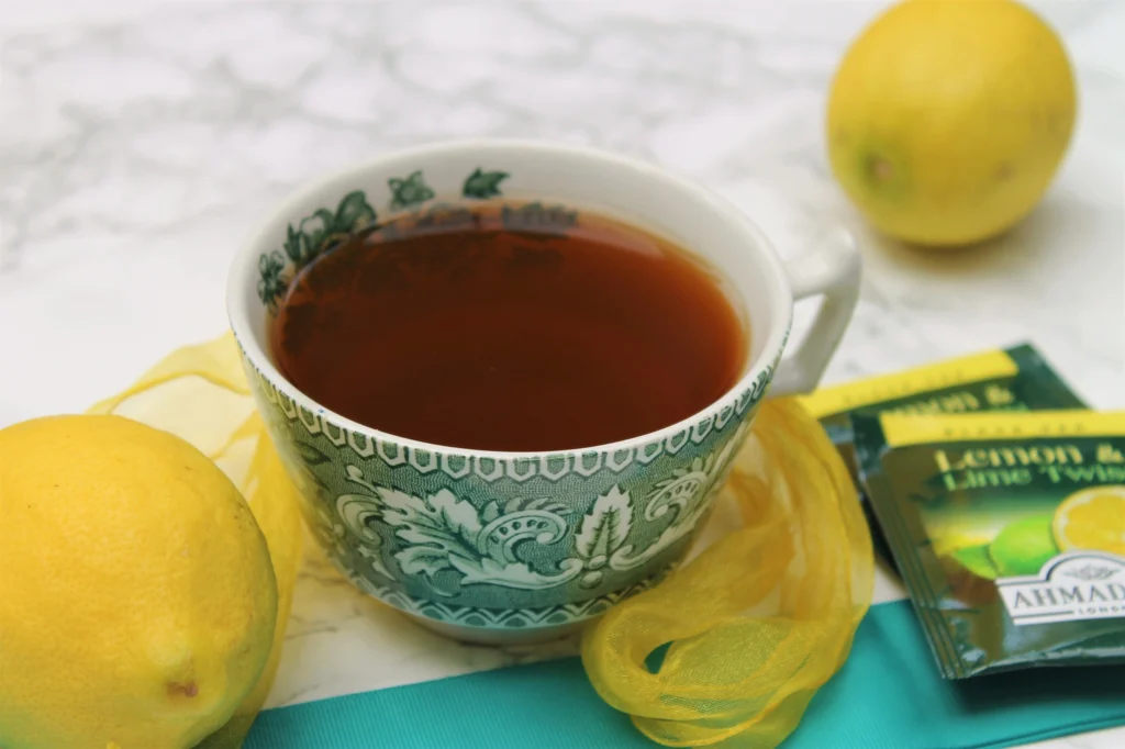 lemon and lime twist tea