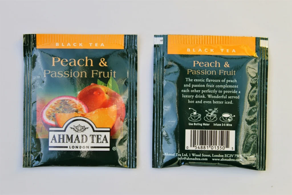 ahmad tea peach and passionfruit