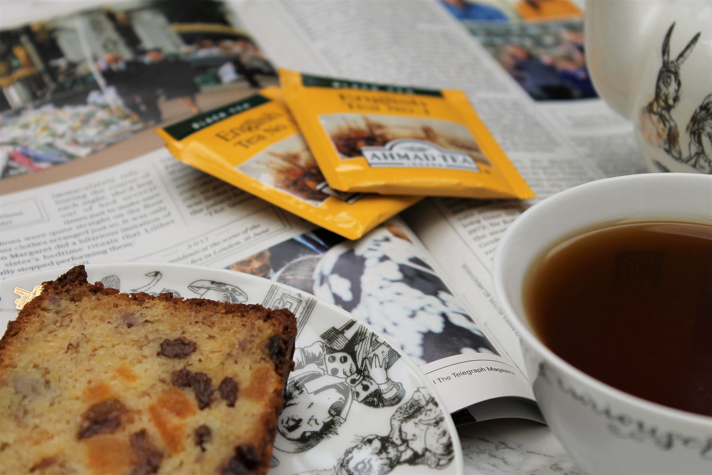 tea and banana bread