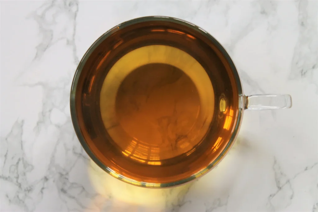 bion detox tea in teacup