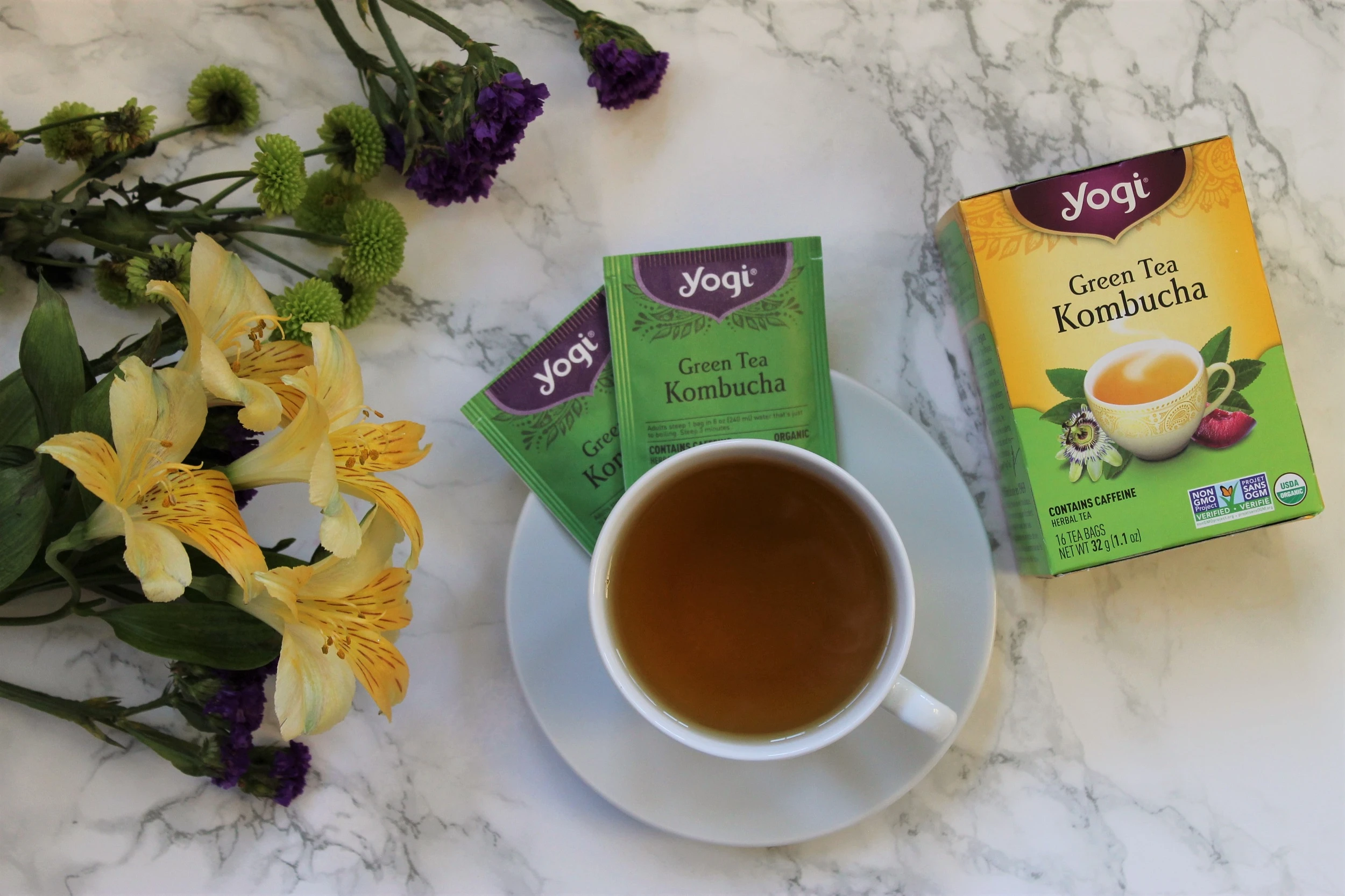 Yogi Tea Green Tea Kombucha Review