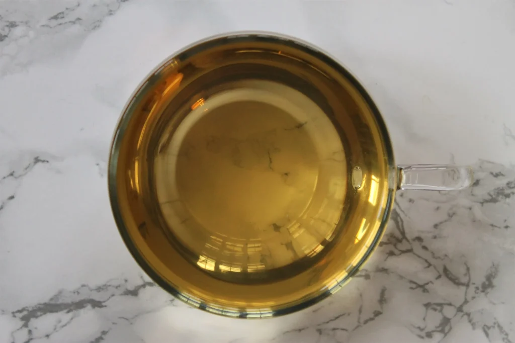 teakruthi ceylon ivory white tea in teacup