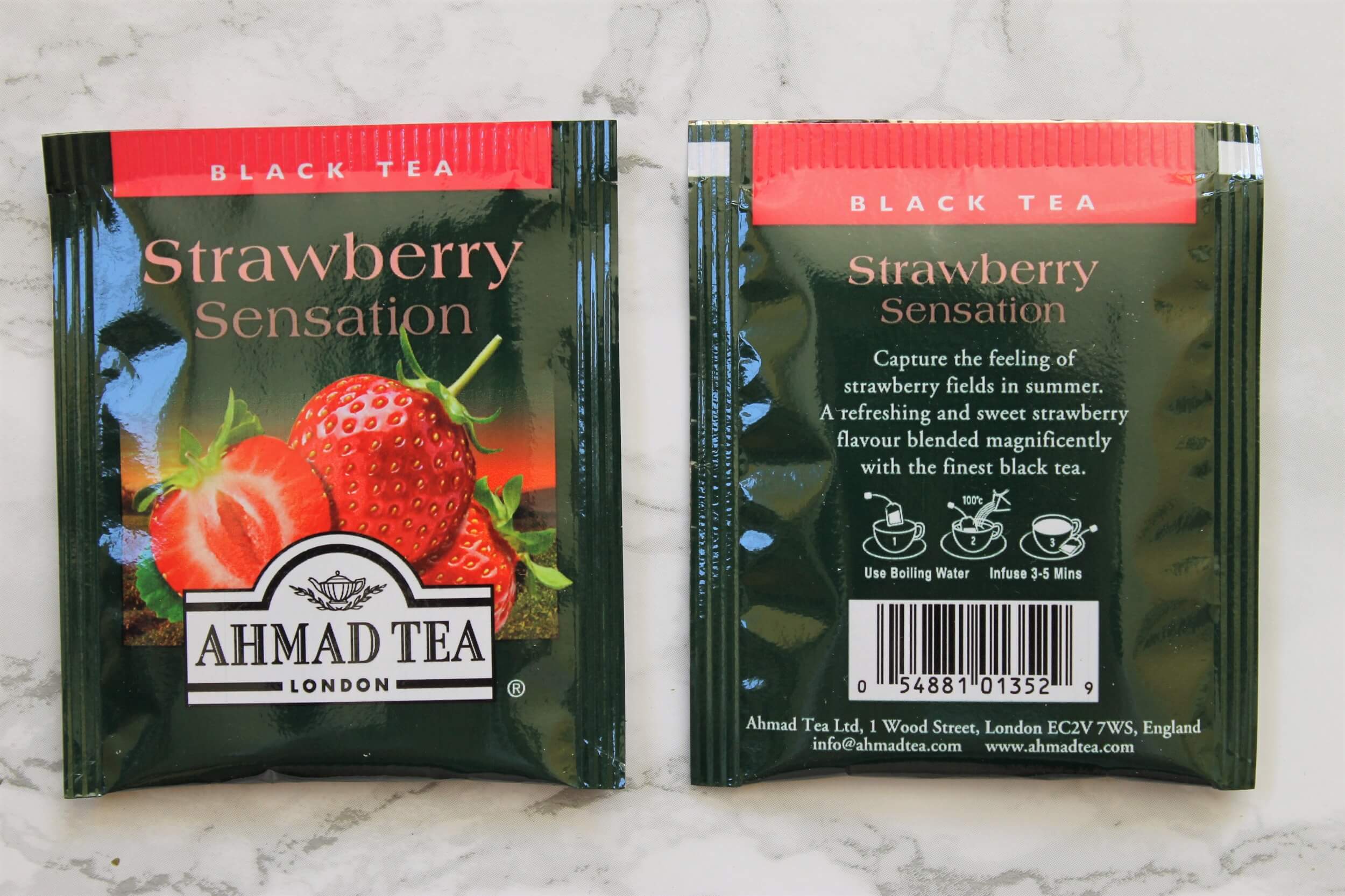 strawberry sensation teabags