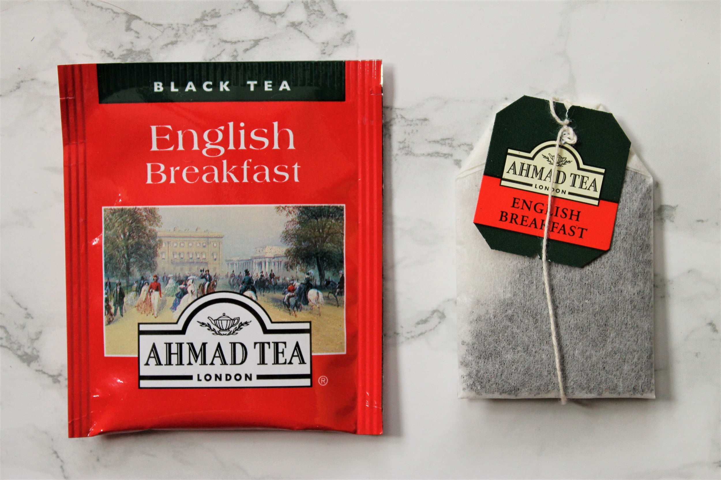 english breakfast foil wrapped teabags