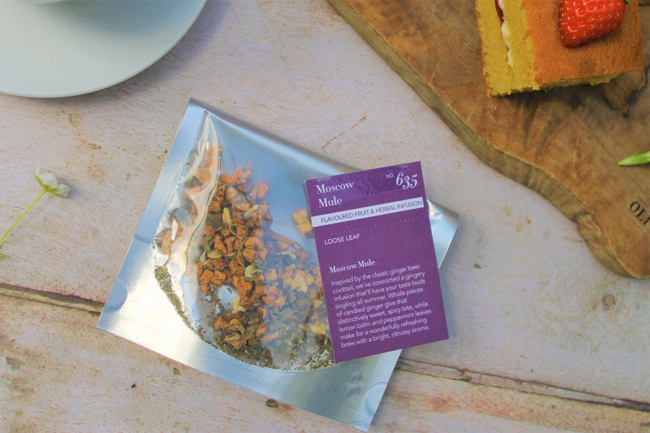 moscow mule herbal tea blend