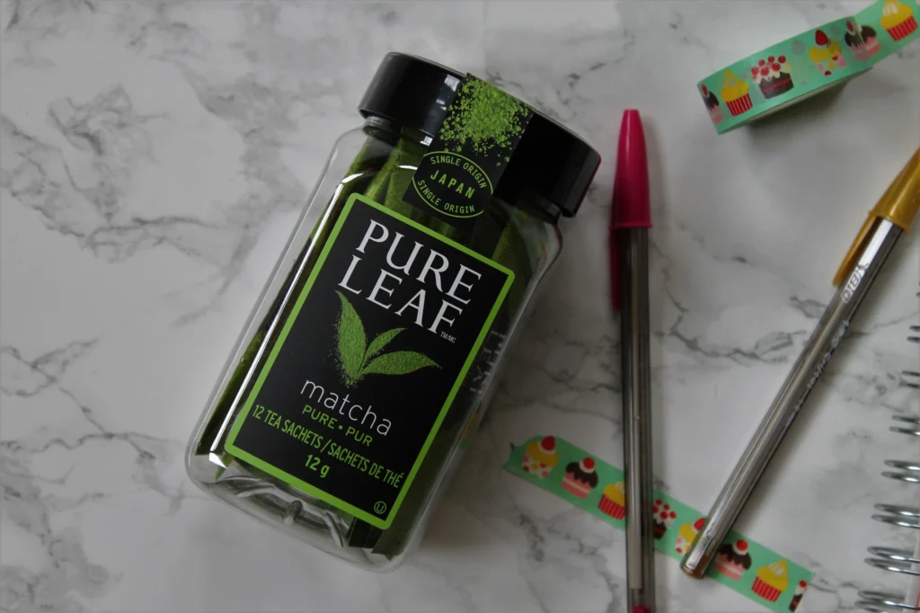 pure leaf matcha jar