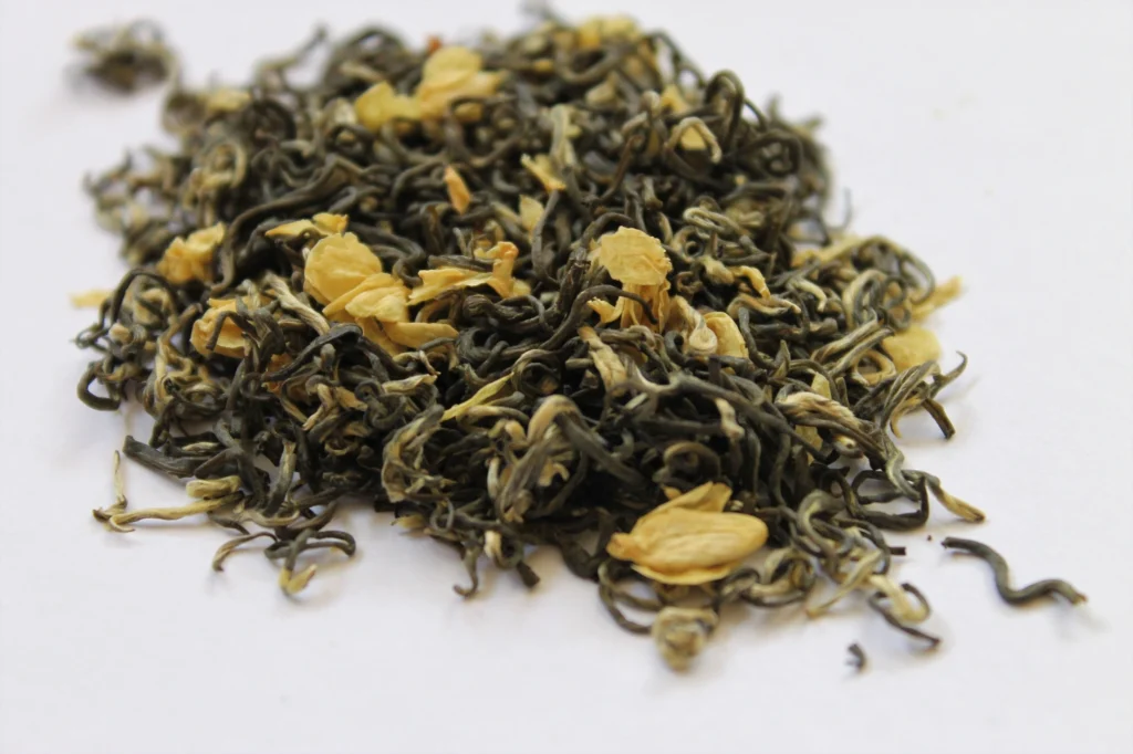 loose leaf floral green tea