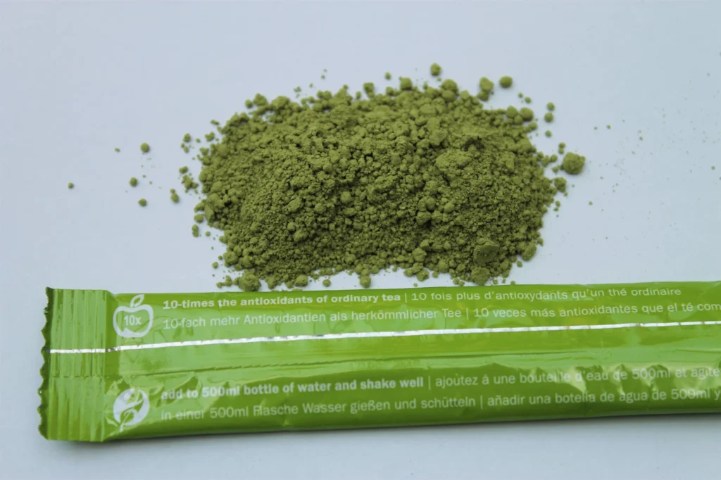 traditional matcha powder