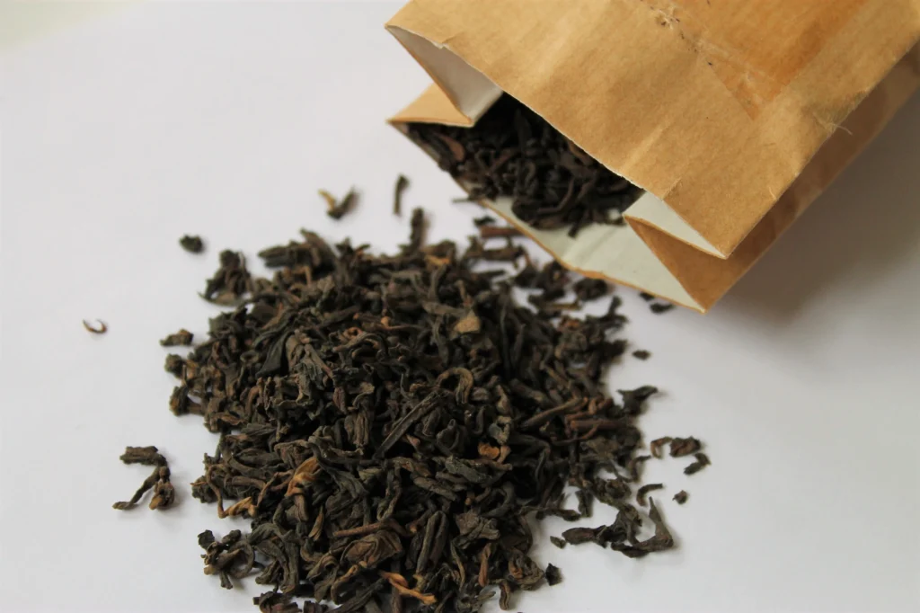 loose leaf puerh tea