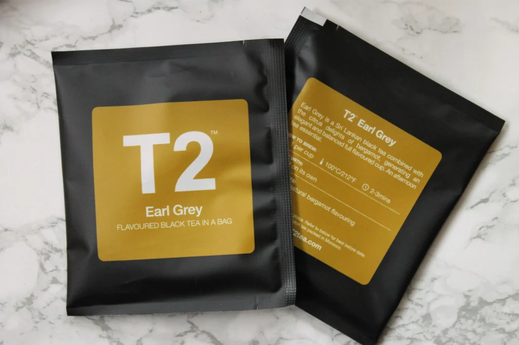 t2 earl grey teabags