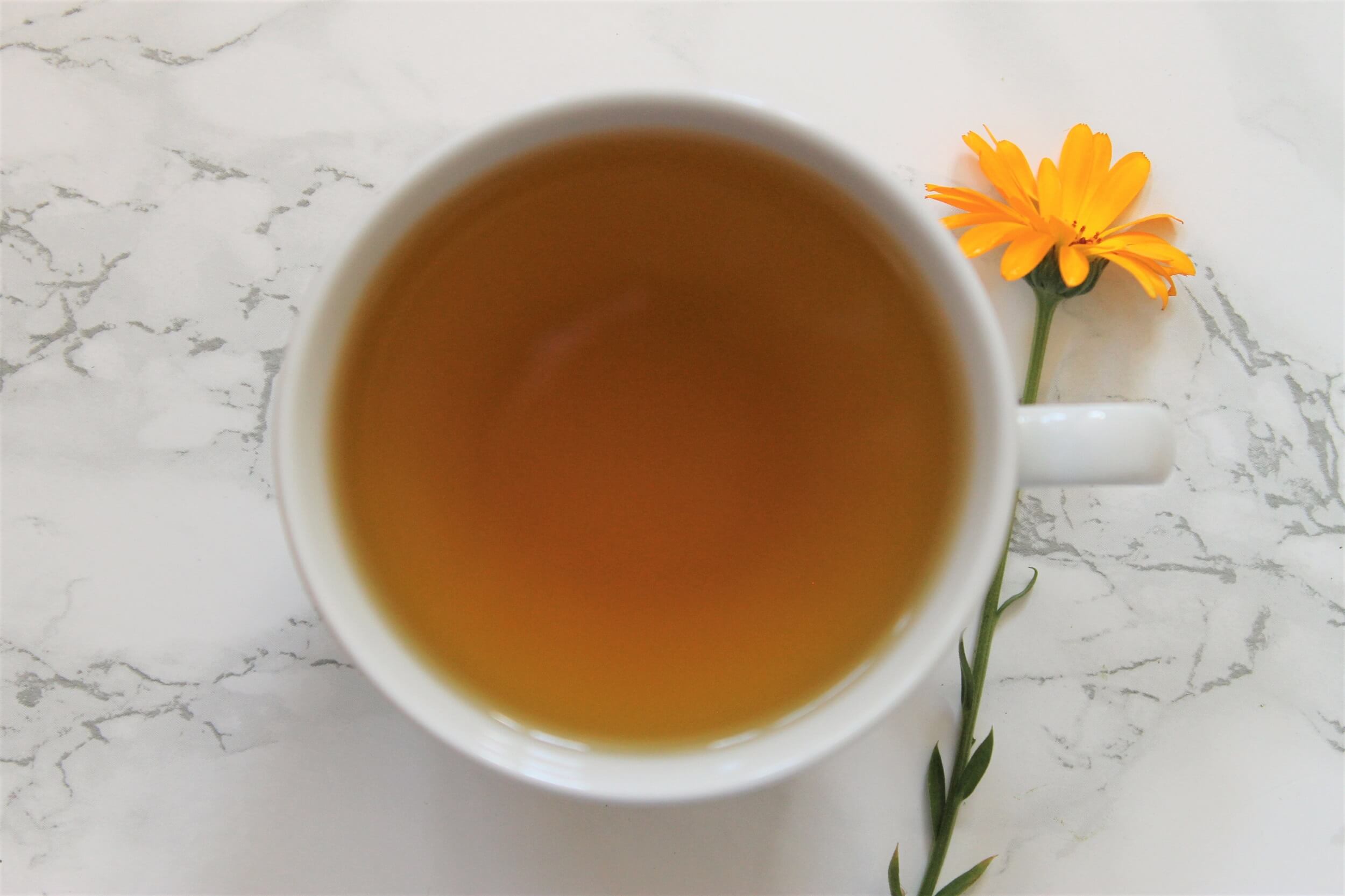 tumeric with citrus tea cup