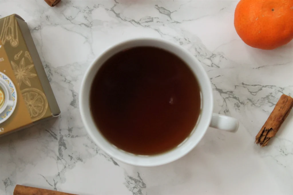 orange and spice black tea