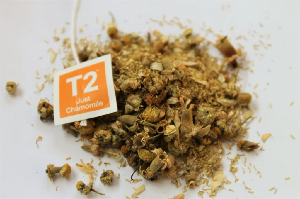 t2 loose chamomile tea