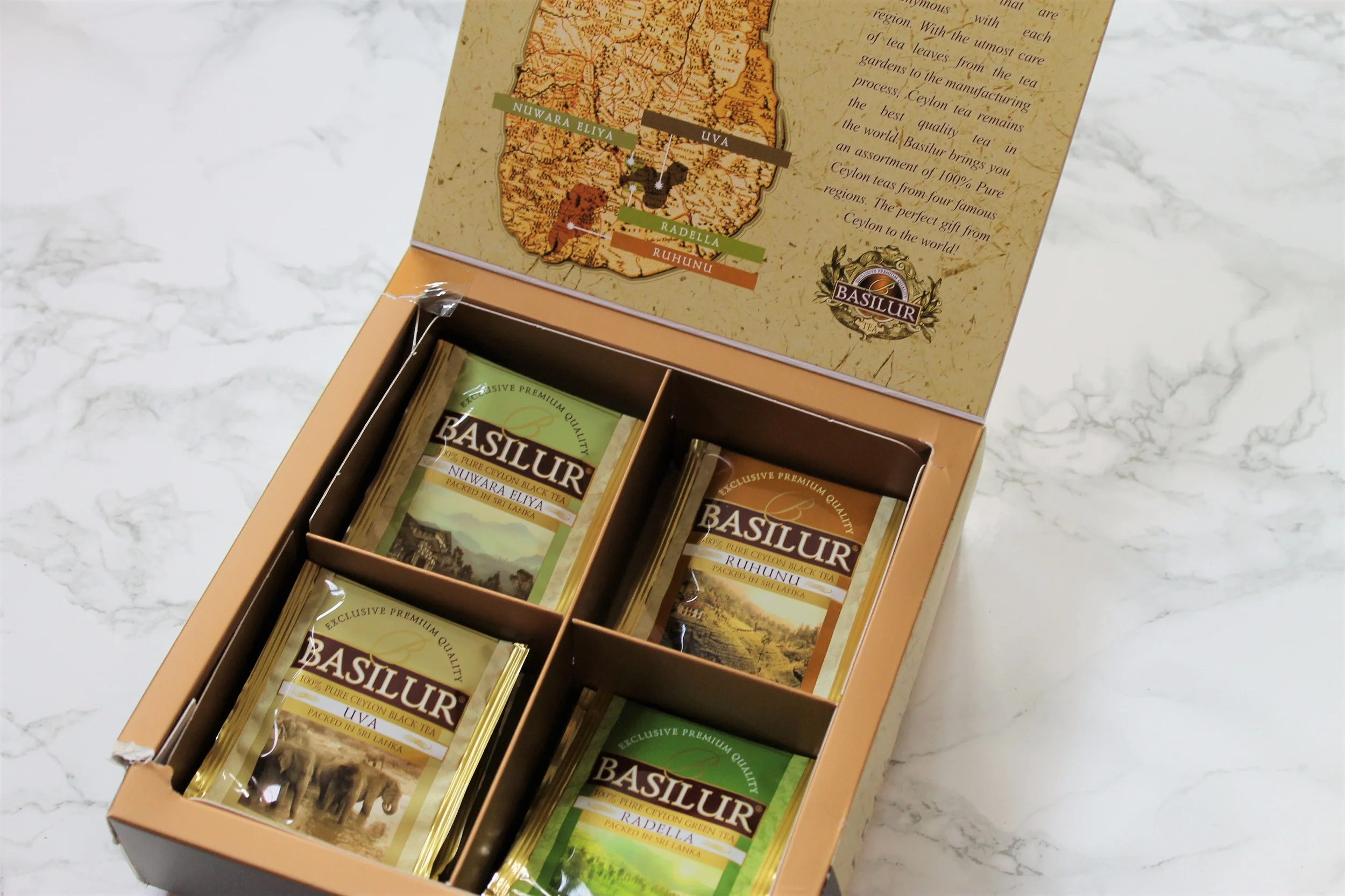 basilur leaf of ceylon teabags